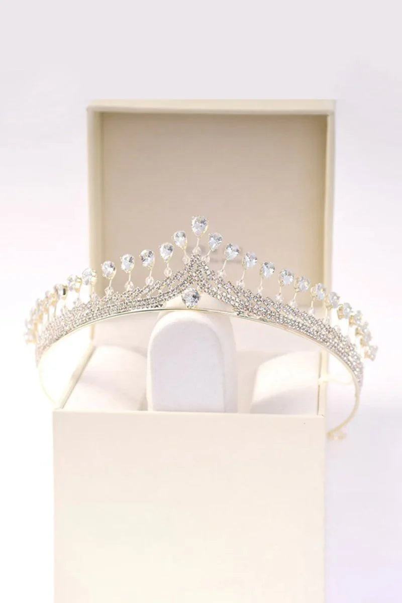 Silver Royal Queen Rhinestone Tiaras