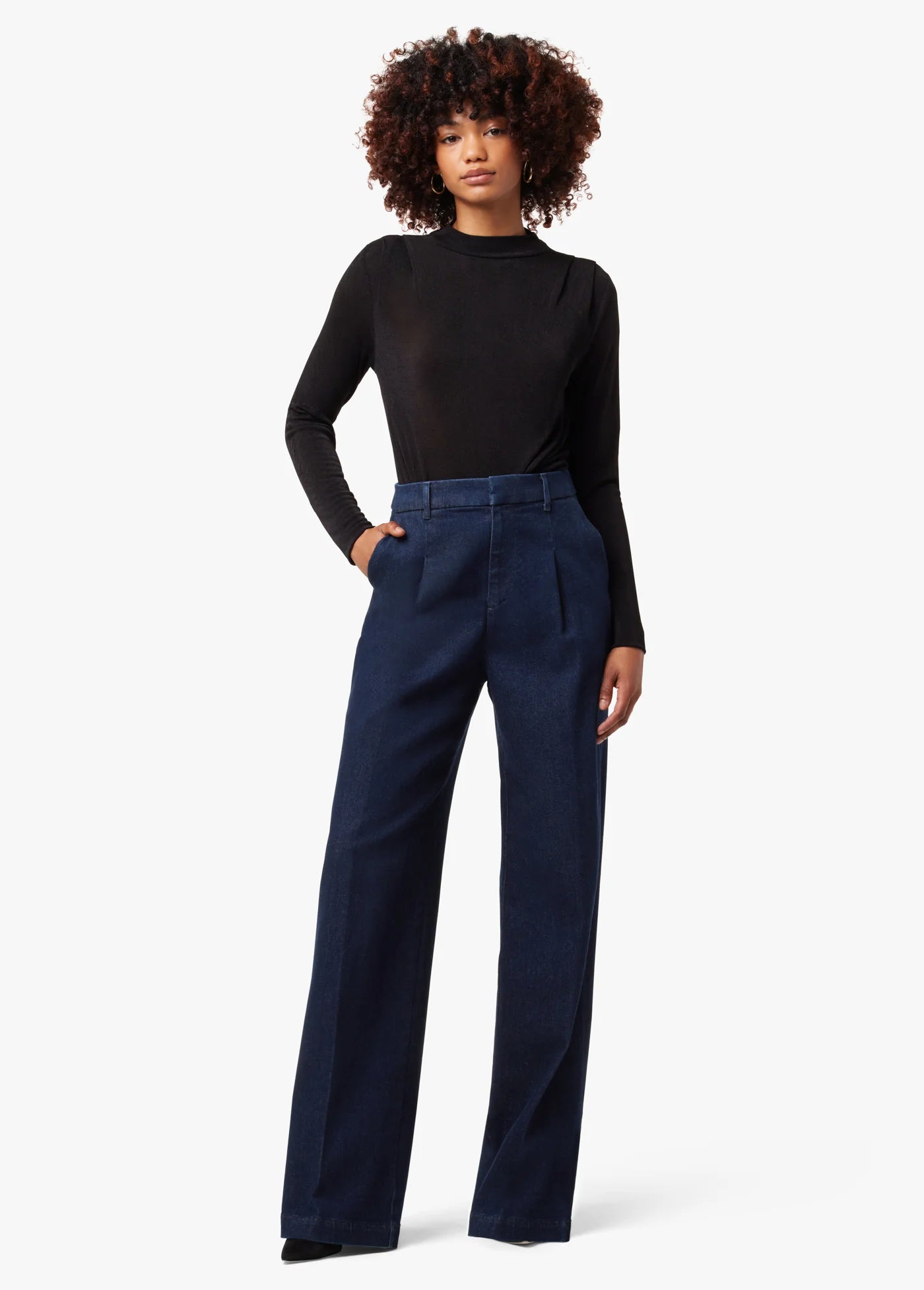 THE DENIM FLAUNT TROUSER