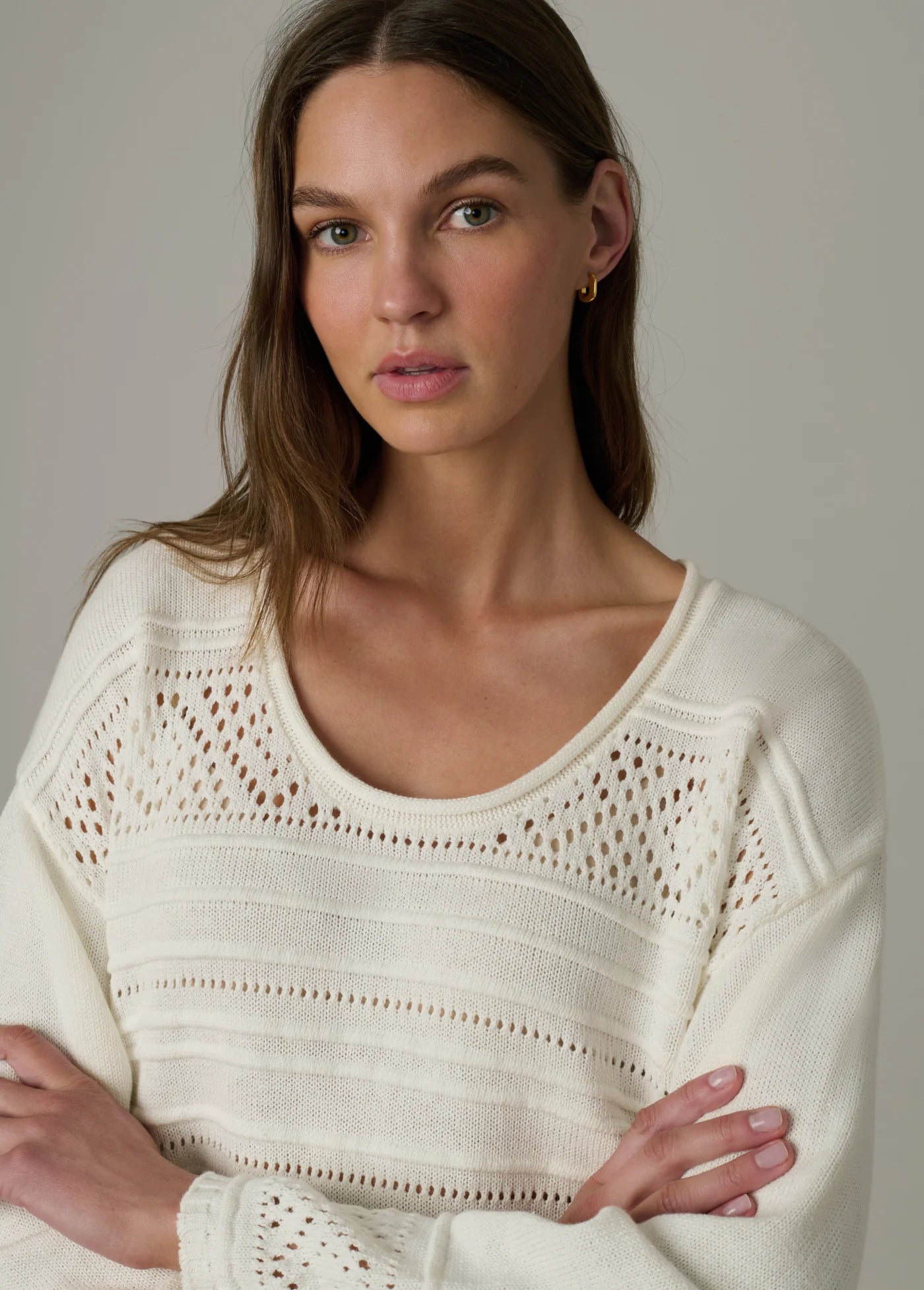 THE LOLA U NECK SWEATER