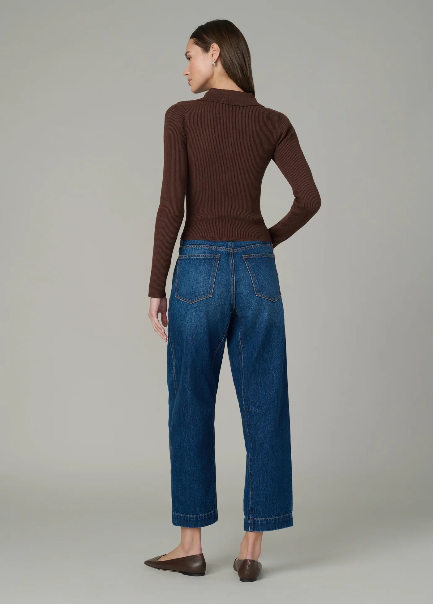 THE LISA POLO SWEATER