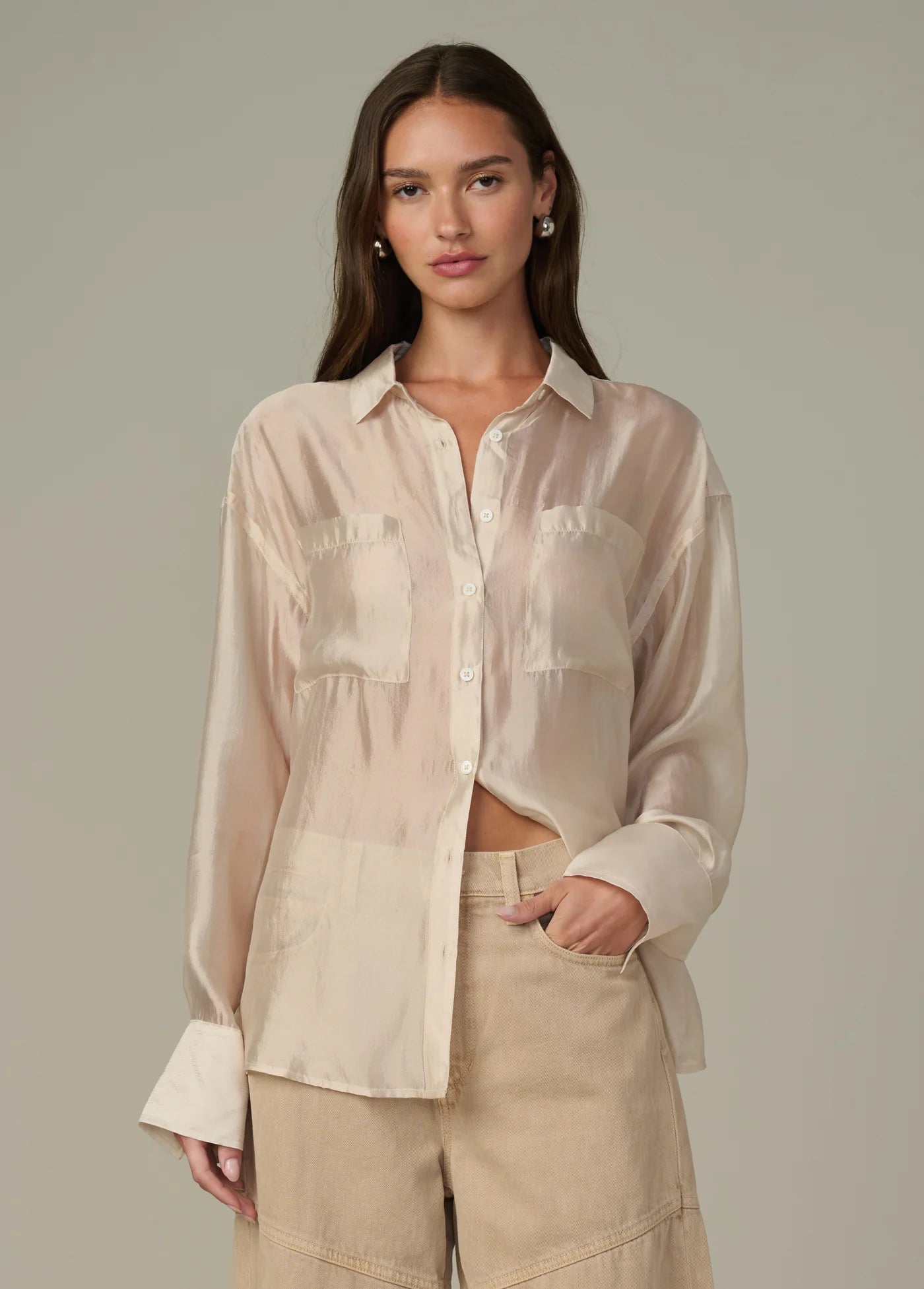 THE ORGANZA BOYFRIEND SHIRT