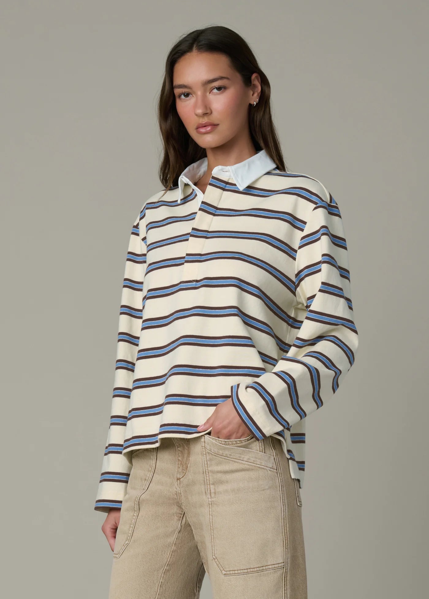 THE DYLAN OVERSIZED RUGBY SHIRT