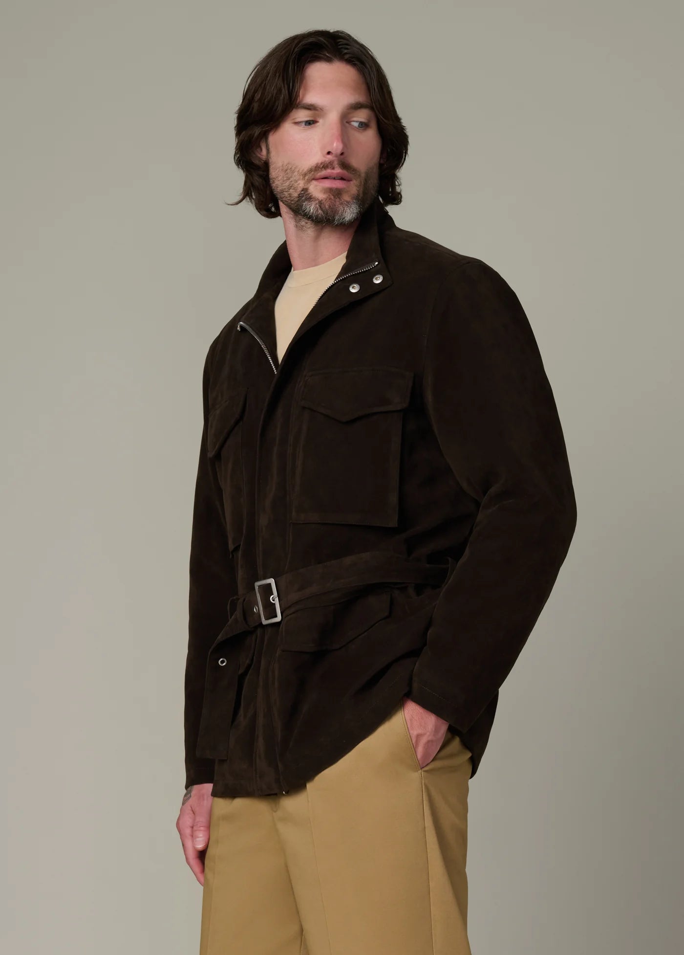 FAUX SUEDE M16 JACKET