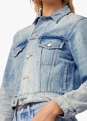 THE JOEY SHRUNKEN DENIM JACKET