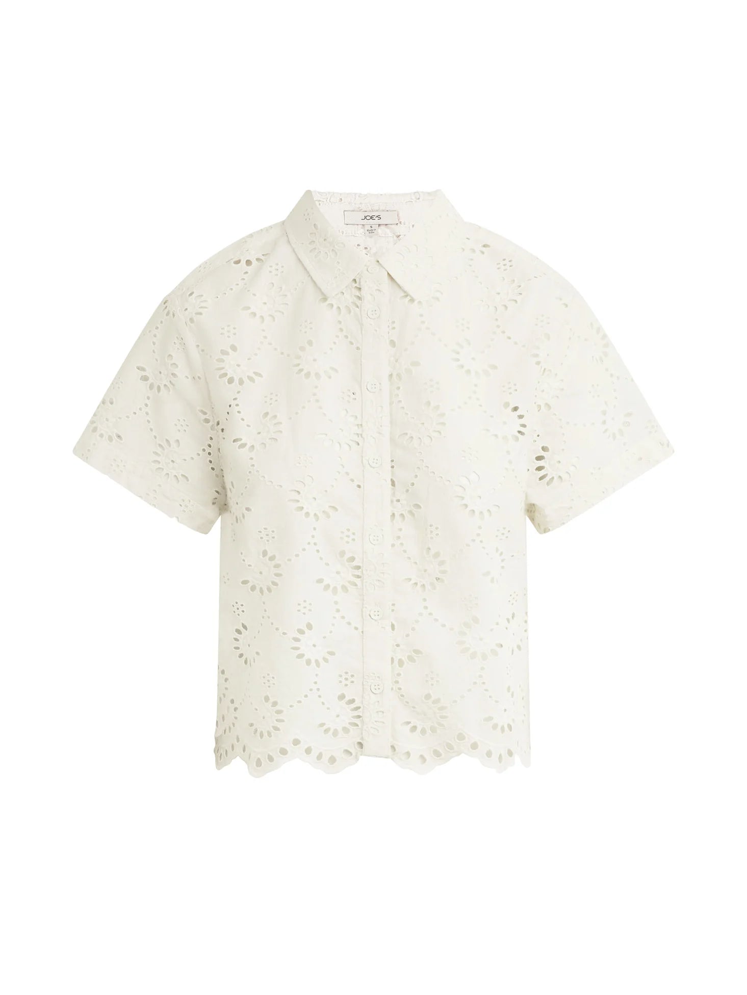 THE EYELET SHORT SLEEVE SHIRT