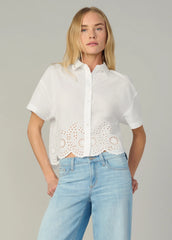 THE EYELET SHORT SLEEVE SHIRT