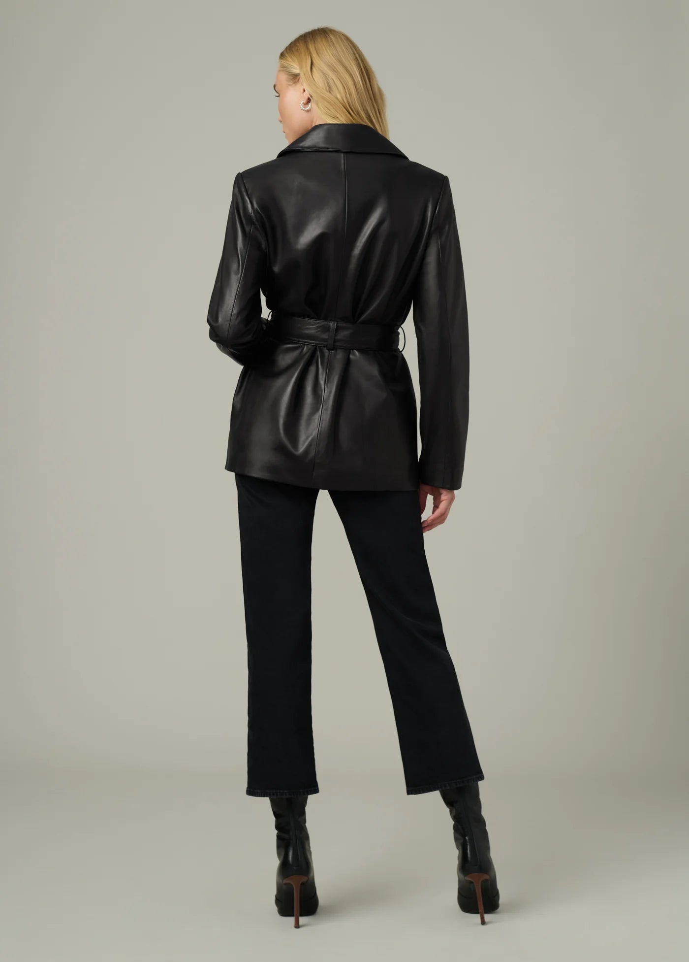THE ROMA BELTED LEATHER JACKET