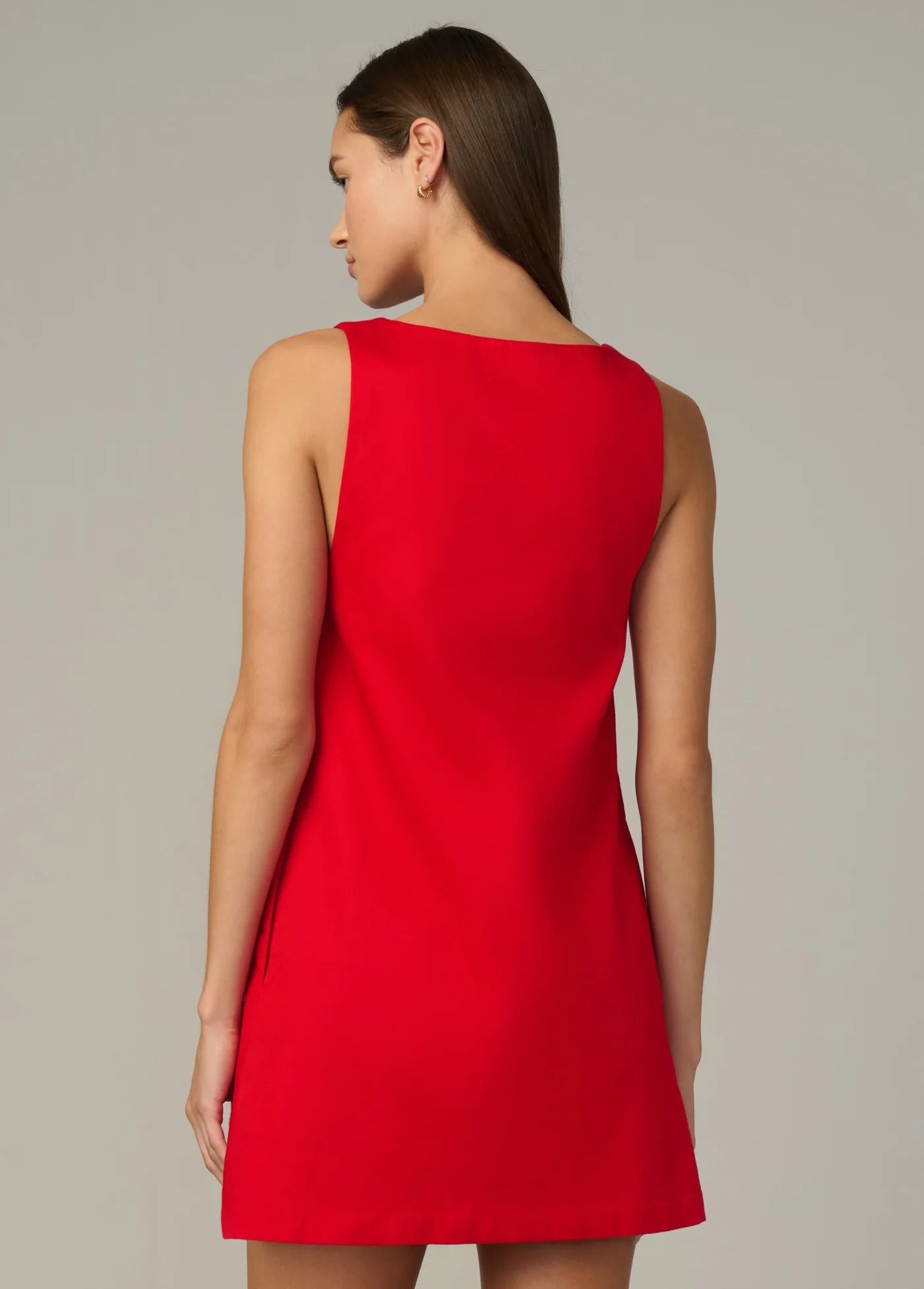 THE SCOOP NECK MINI DRESS