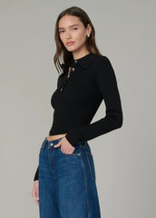THE LISA POLO SWEATER