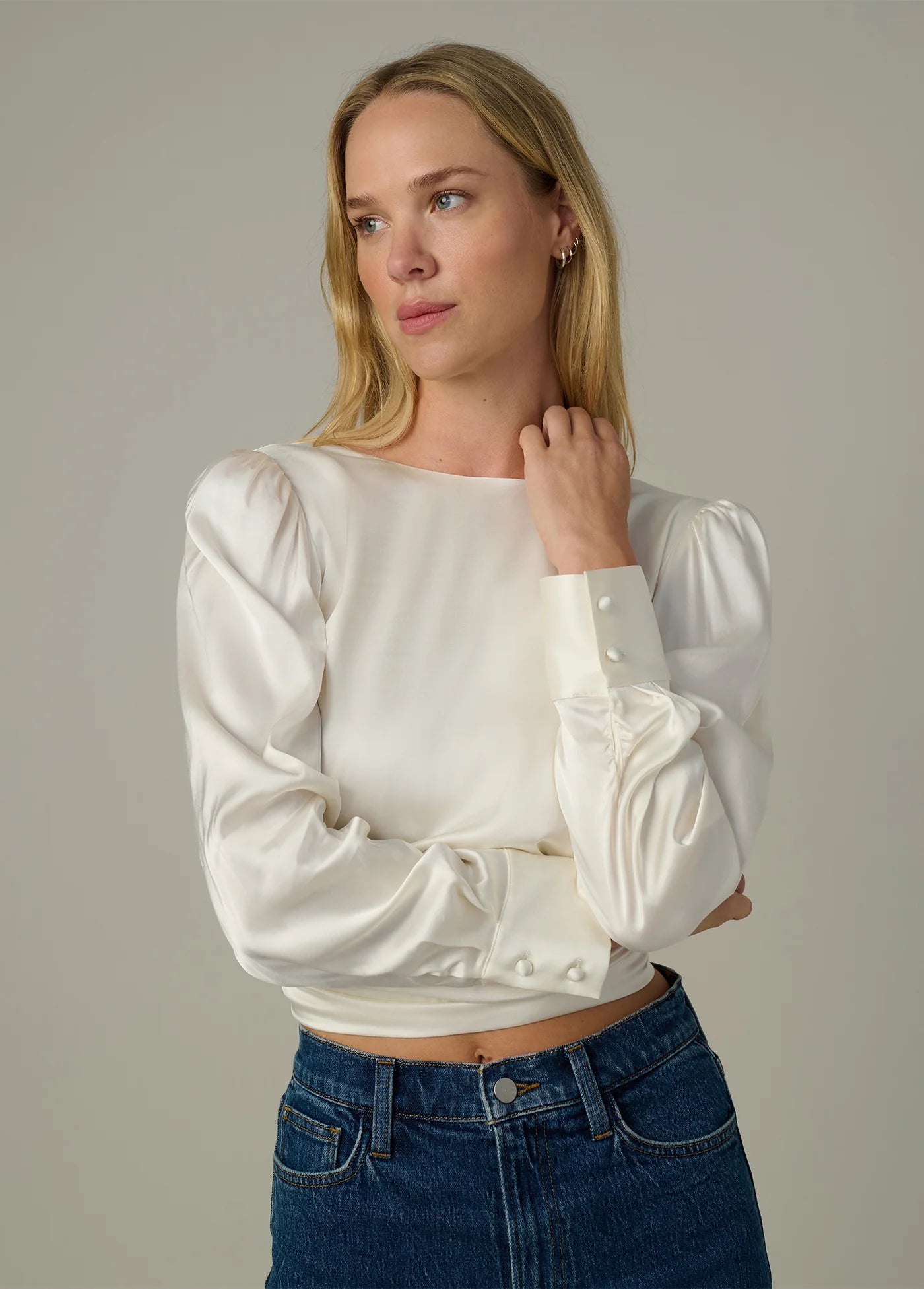 THE MARIE TIE BACK BLOUSE