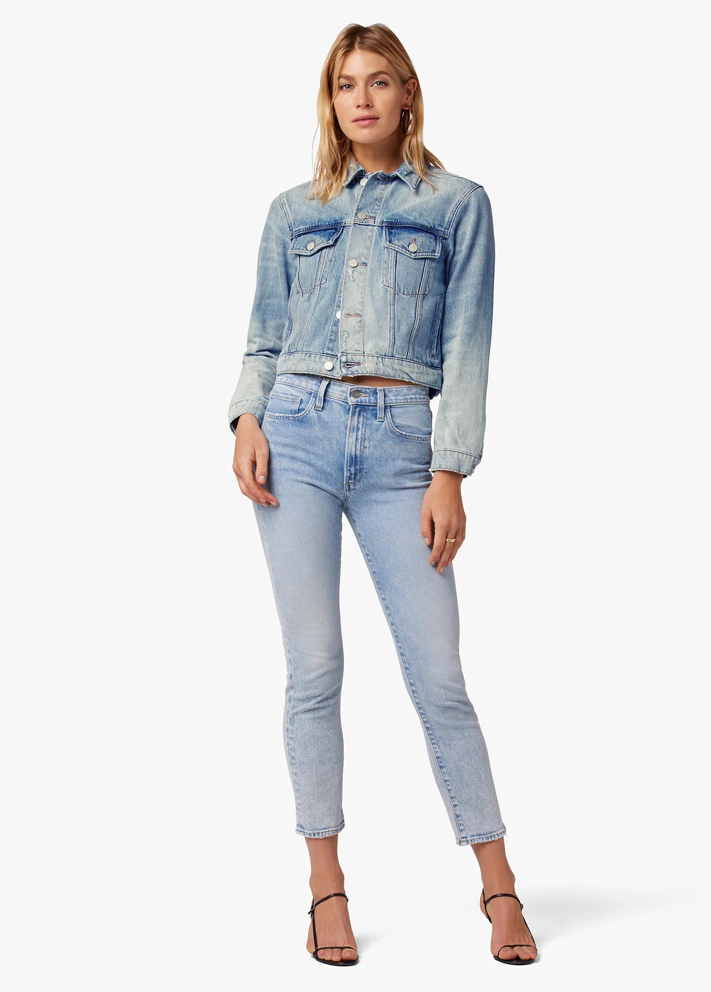 THE JOEY SHRUNKEN DENIM JACKET