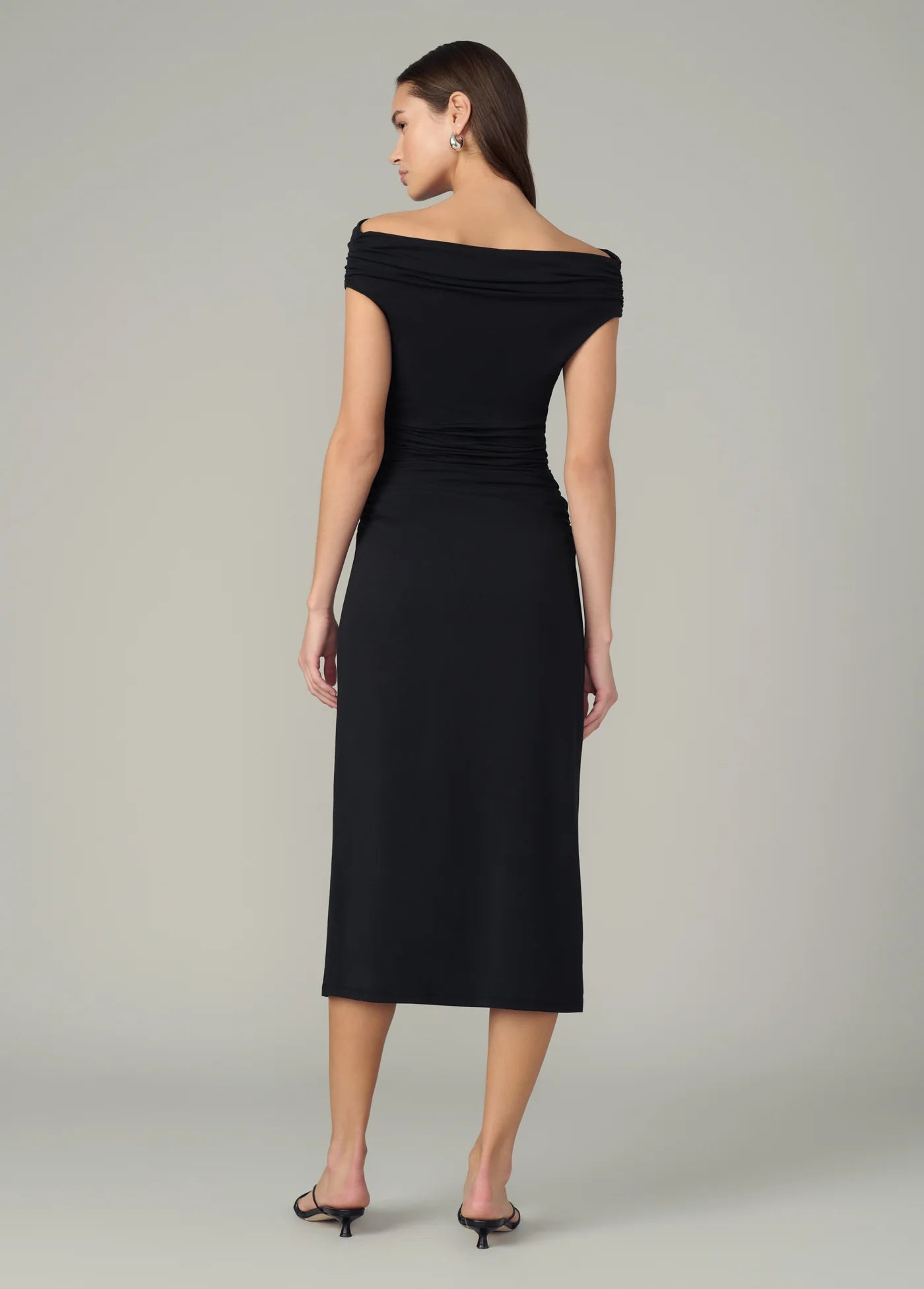 THE MIA DROP WAIST MIDI DRESS