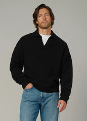 RELAXED POLO SWEATER