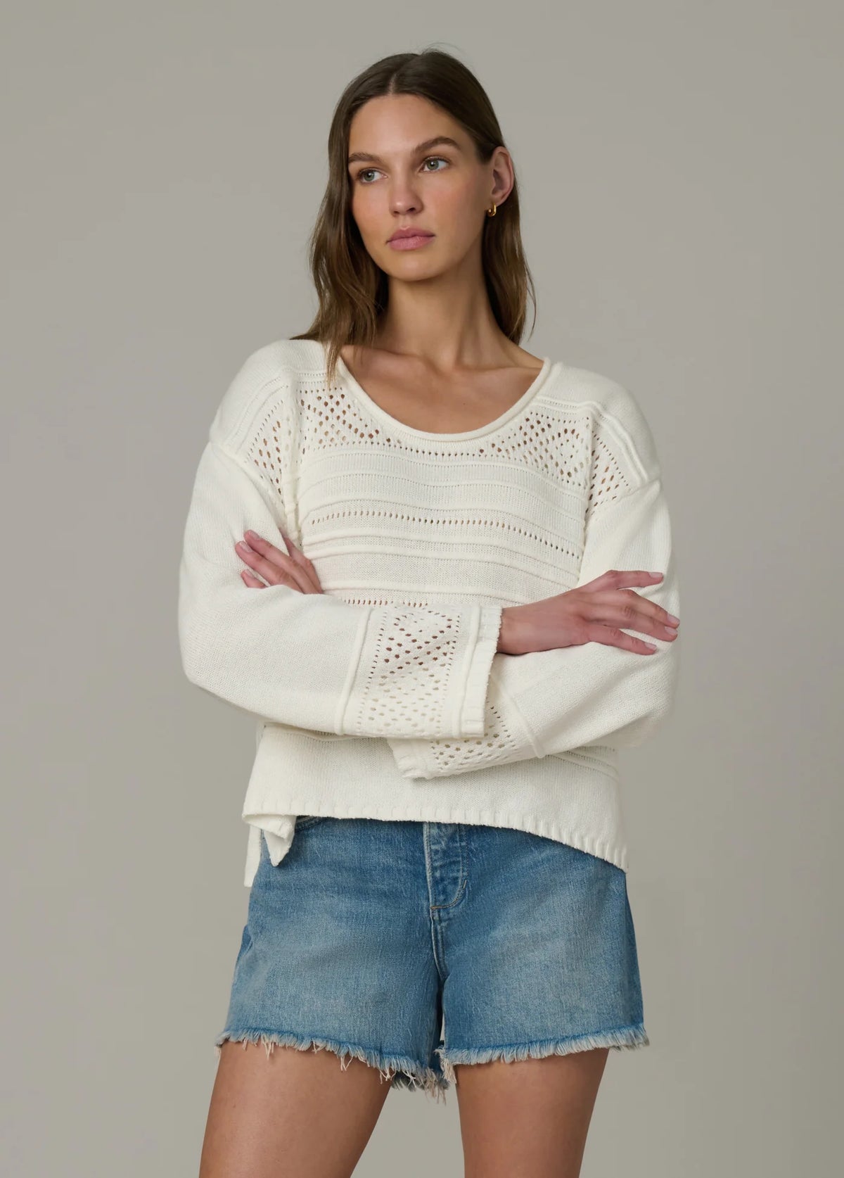THE LOLA U NECK SWEATER