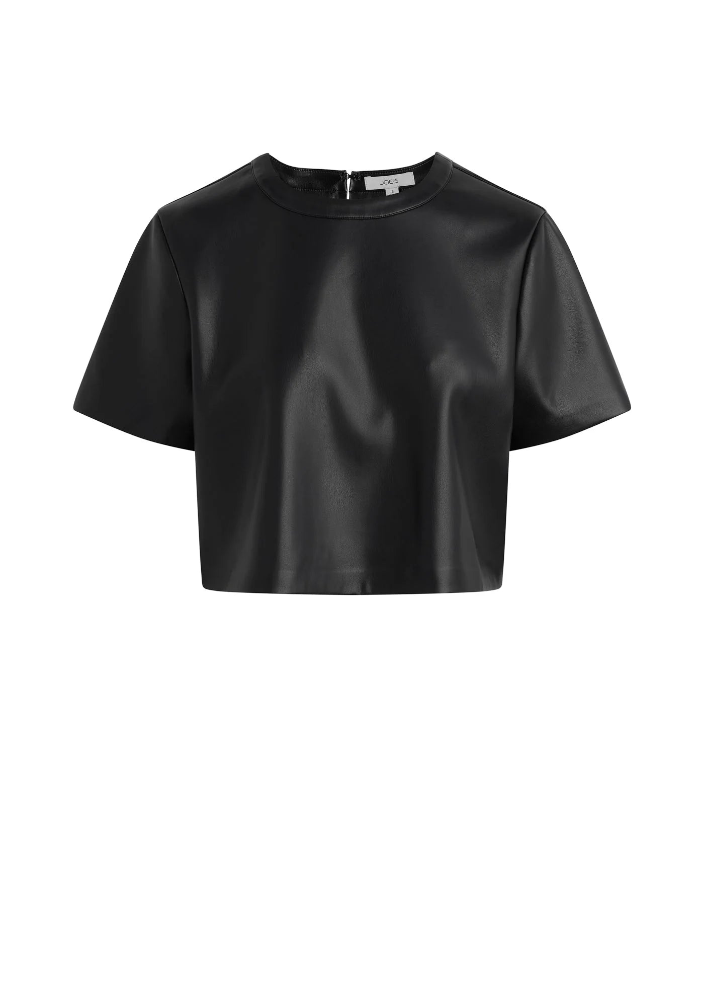 THE BOXY VEGAN LEATHER TEE