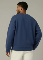 EMBROIDERY CHEST PATCH SWEATSHIRT