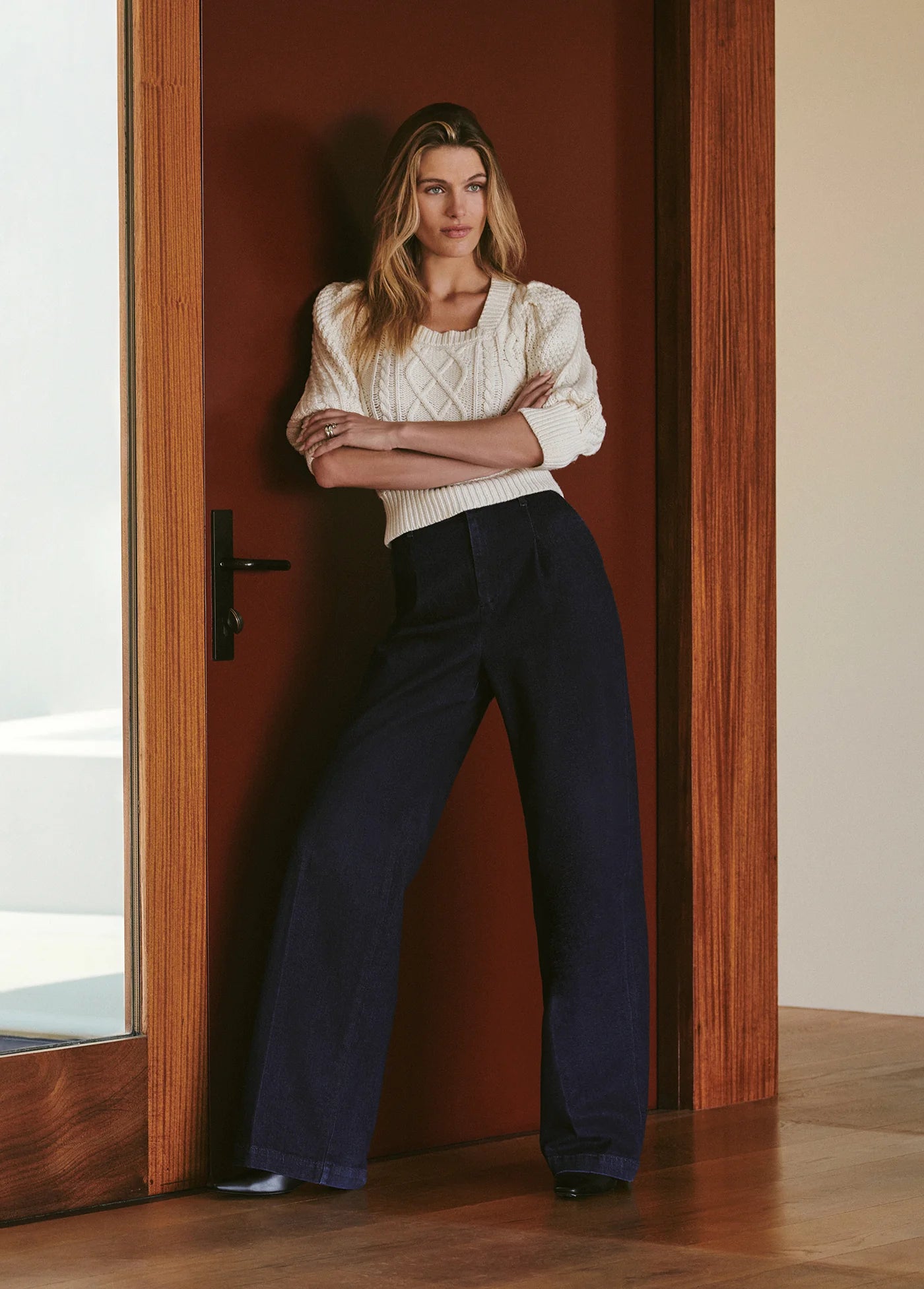 THE DENIM FLAUNT TROUSER
