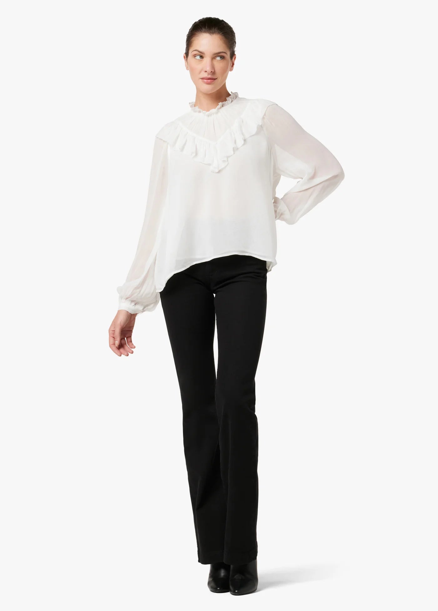 BAILEY RUFFLE BLOUSE