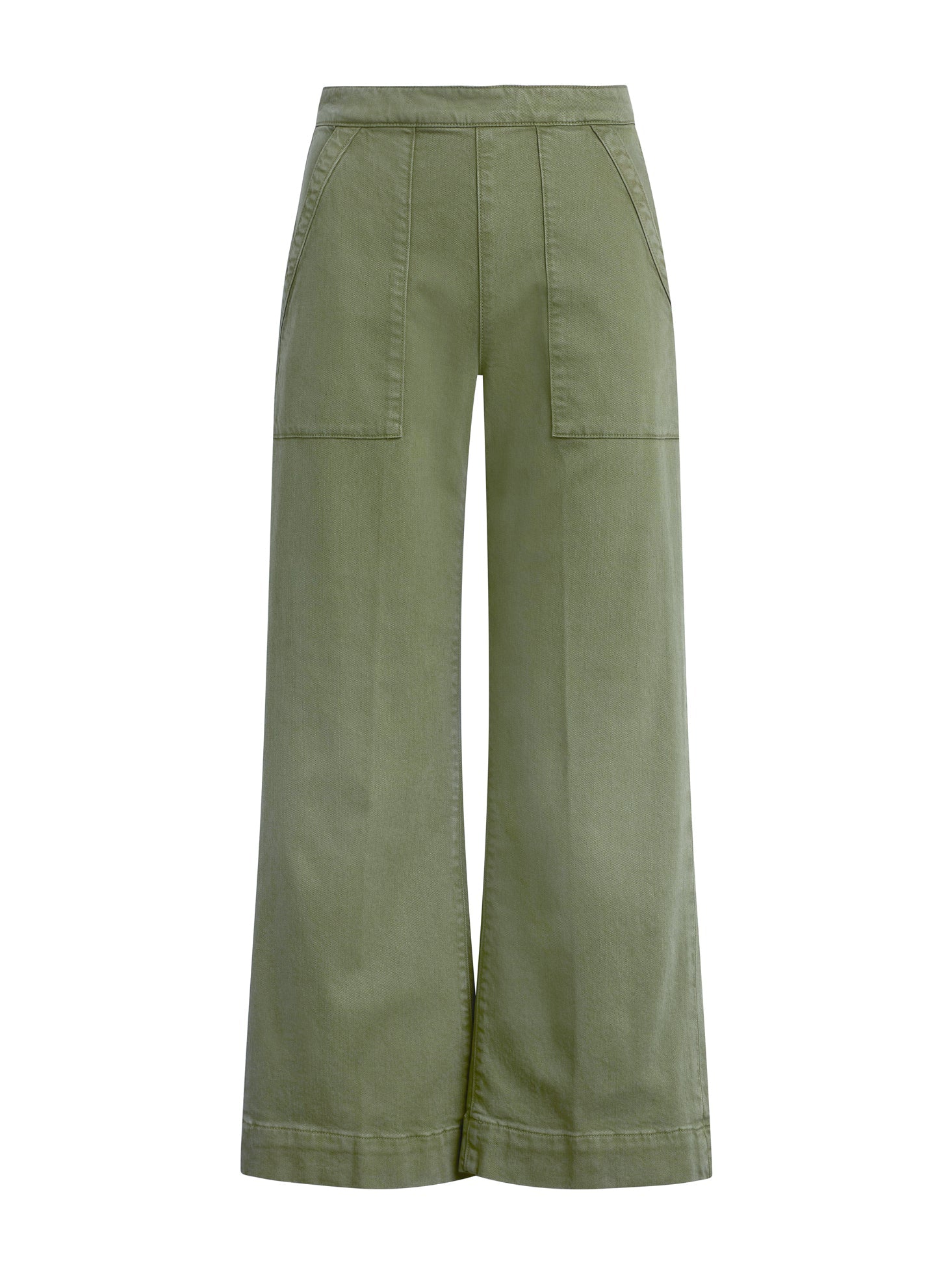 THE SIDE ZIP WIDE LEG ANKLE