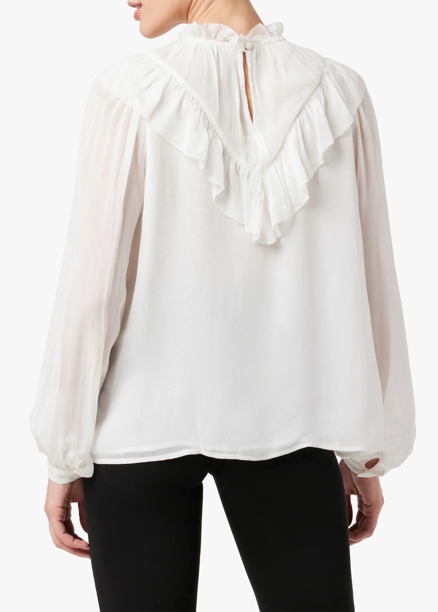 BAILEY RUFFLE BLOUSE