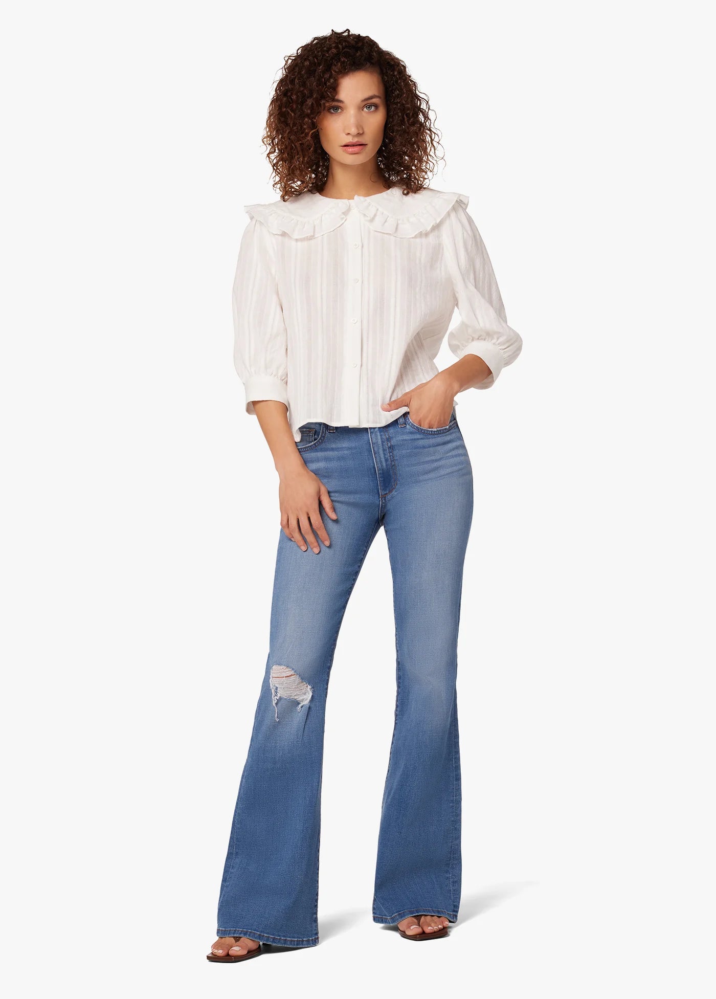 MADELAINE COLLAR BLOUSE