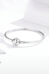 Star Bangle Bracelet In Sterling Silver