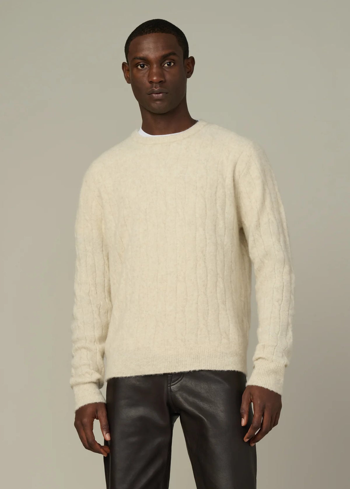 THE ALPACA CABLE SWEATER