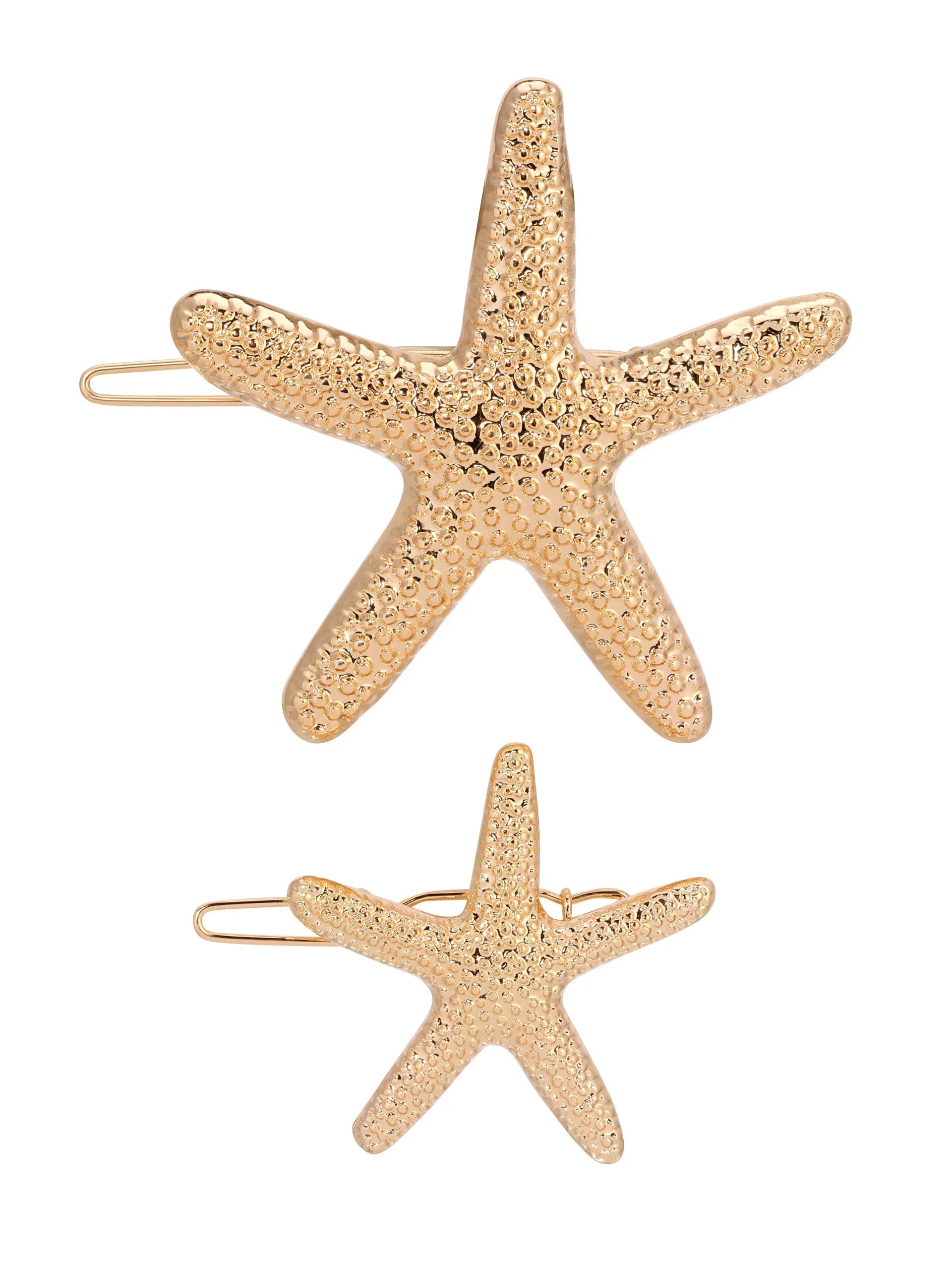 Starfish Barrette Set