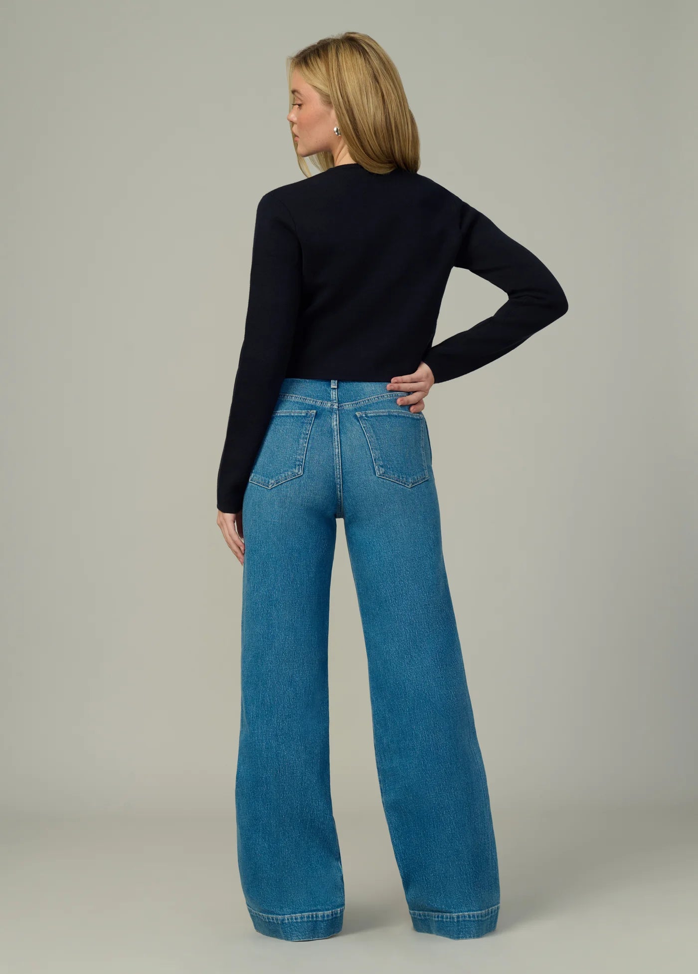 THE FRONT SEAMED WIDE LEG