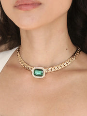 Deco Crystal Necklace