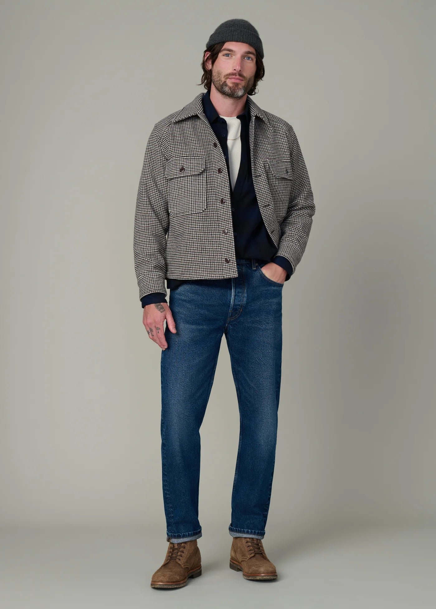 AIRBORNE HOUNDSTOOTH JACKET