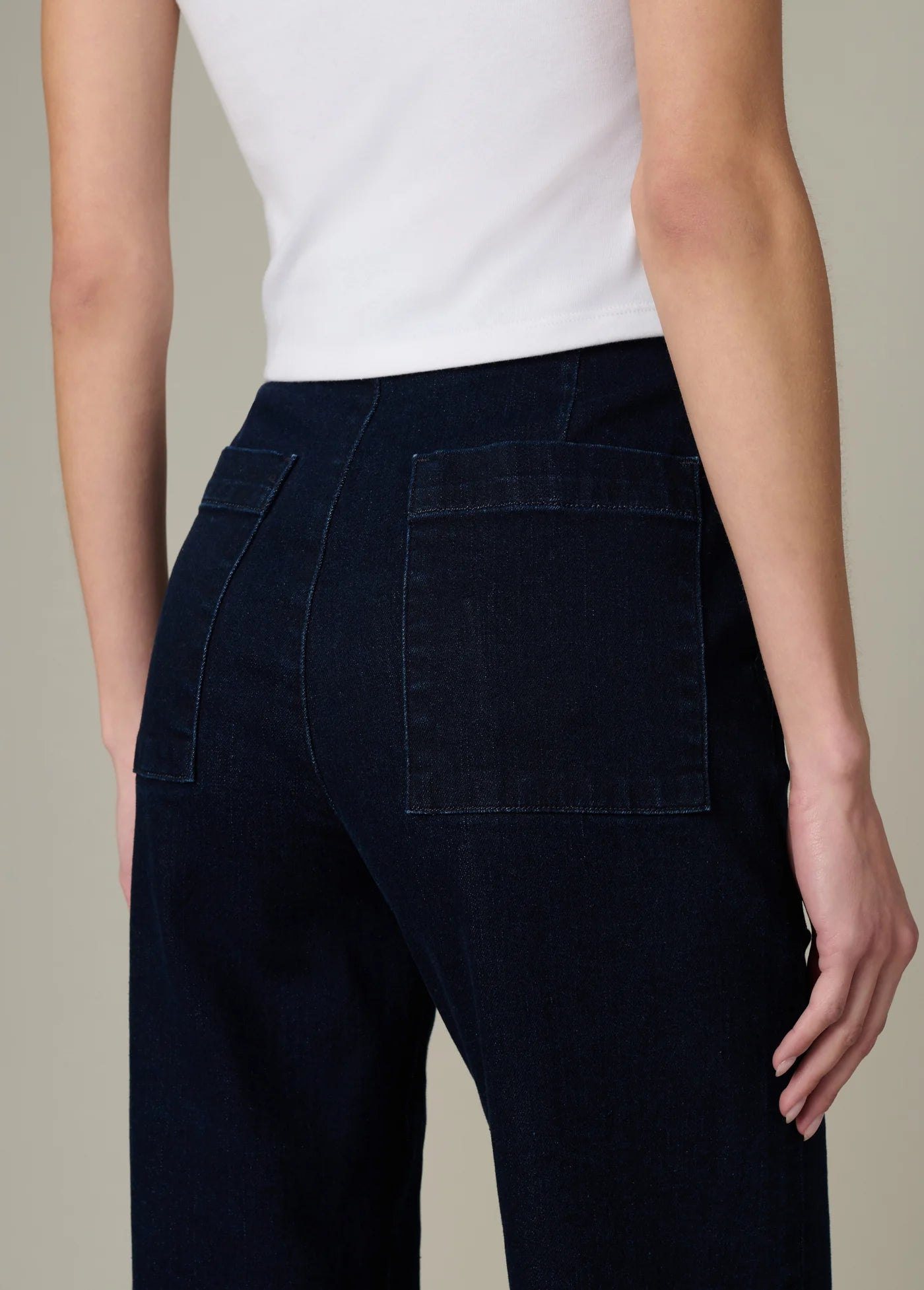 THE SIDE ZIP WIDE LEG