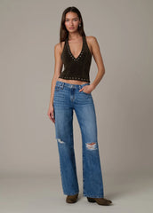 THE RODEO SUEDE HALTER