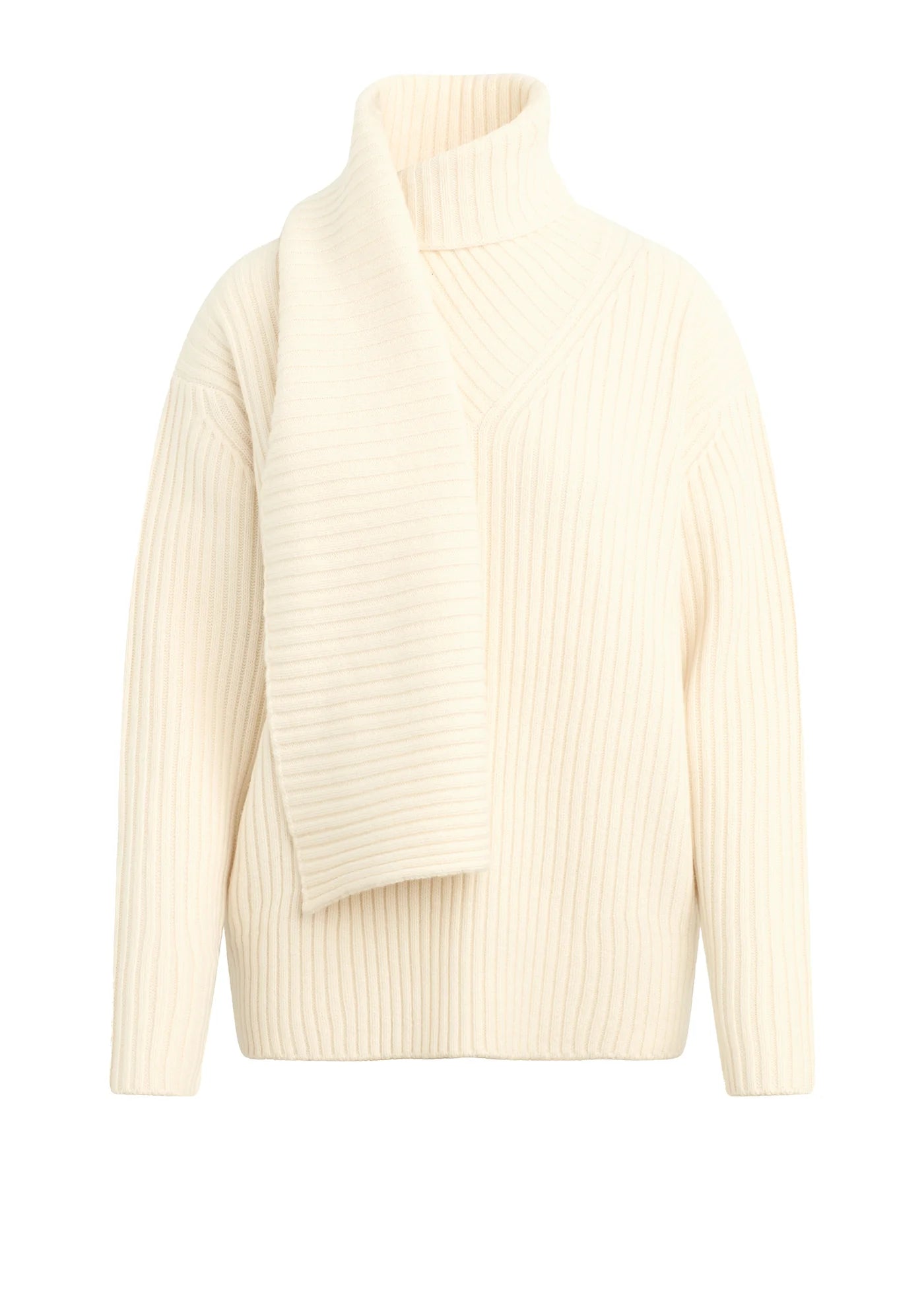 THE NOA SCARF SWEATER