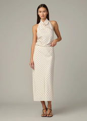 THE INES DRAPED HALTER