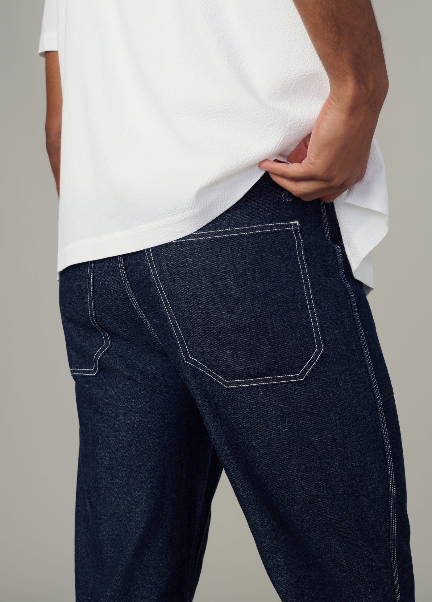 UTILITARIAN CHAMBRAY PANT