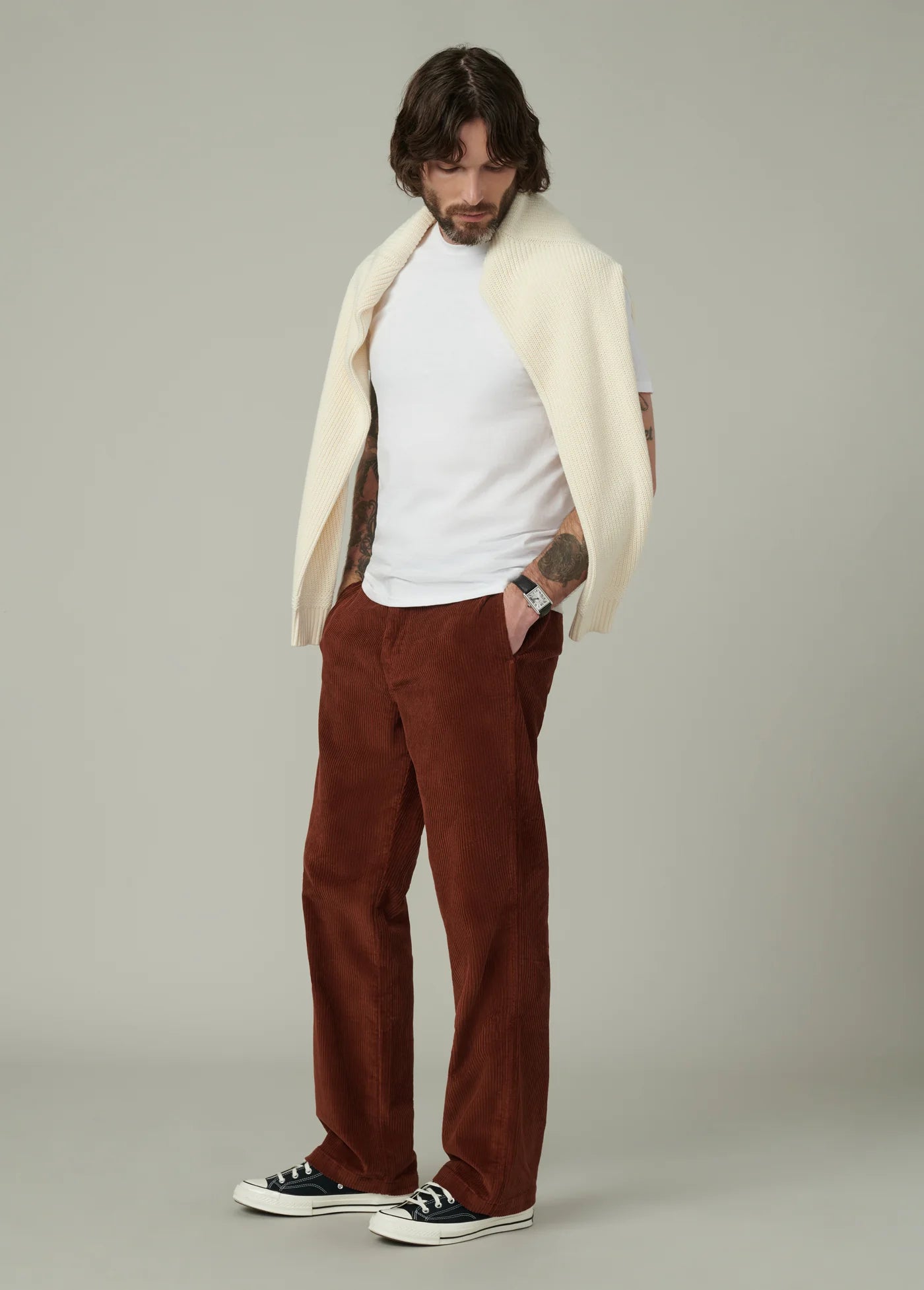 RELAXED CORD TROUSER 32