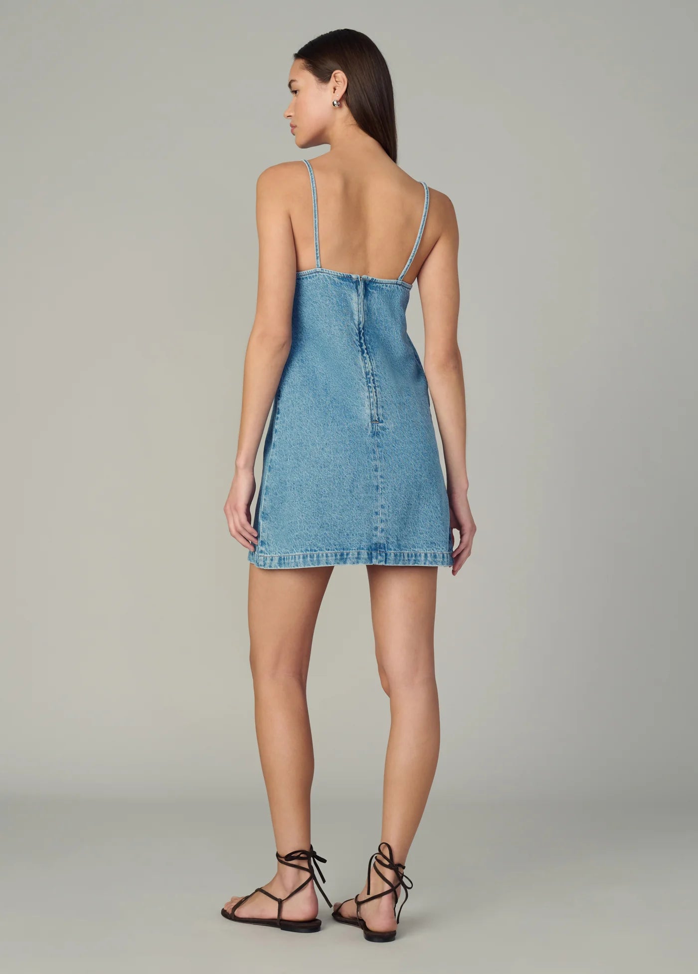 CLEAN DENIM SHIFT DRESS