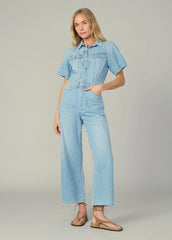 DENIM TRUCKER JUMPSUIT