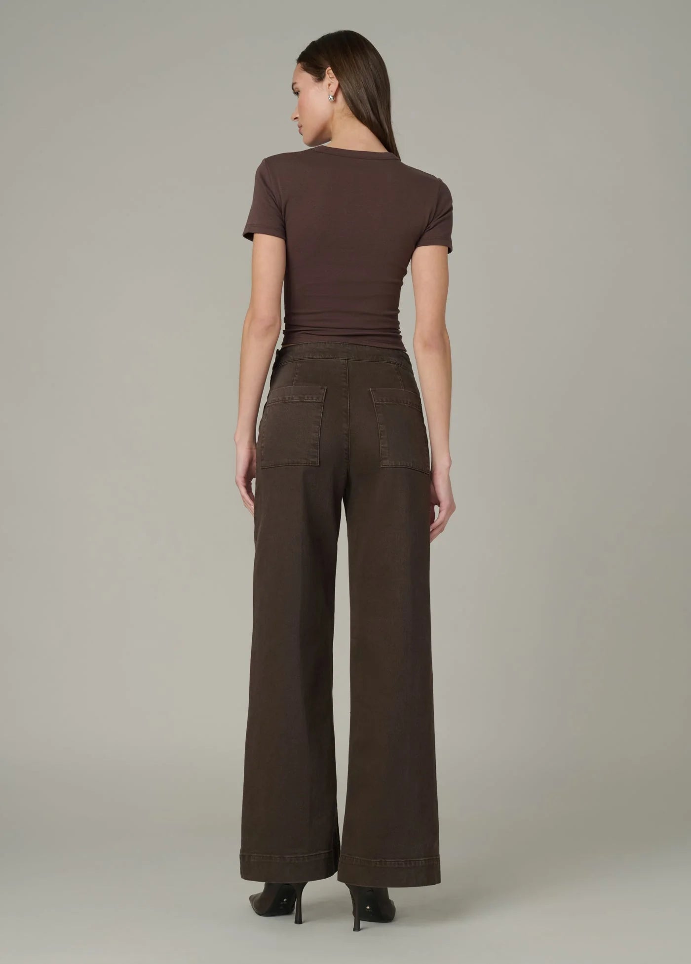 THE SIDE ZIP WIDE LEG