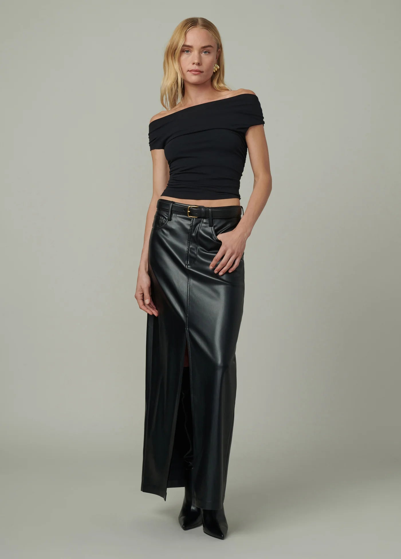 THE MIA SLEEVELESS OFF THE SHOULDER TOP