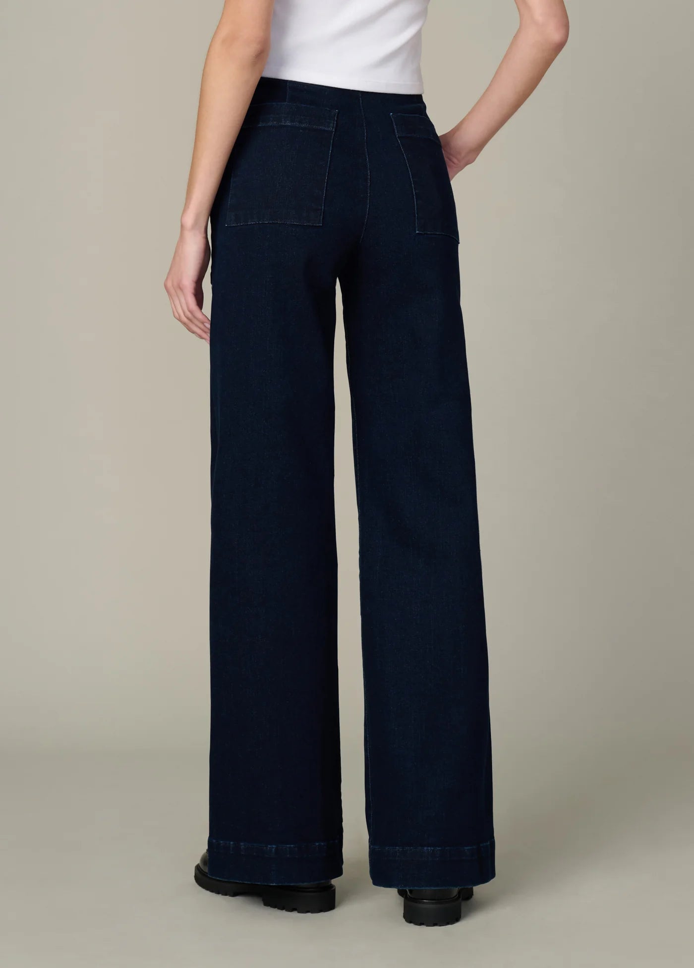 THE SIDE ZIP WIDE LEG