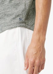 ESSENTIAL CURVED HEM SLUB TEE