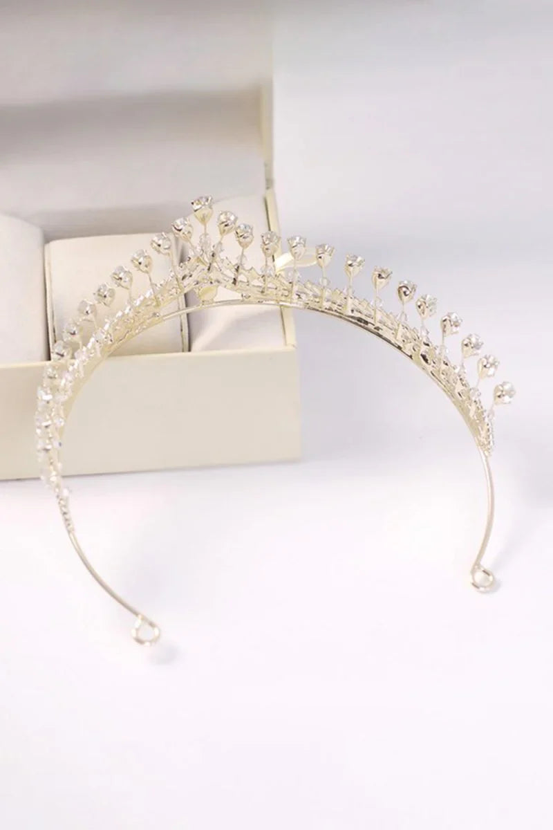 Silver Royal Queen Rhinestone Tiaras