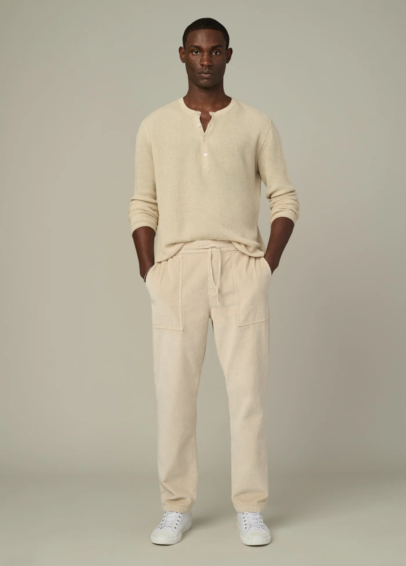 HENLEY SWEATER