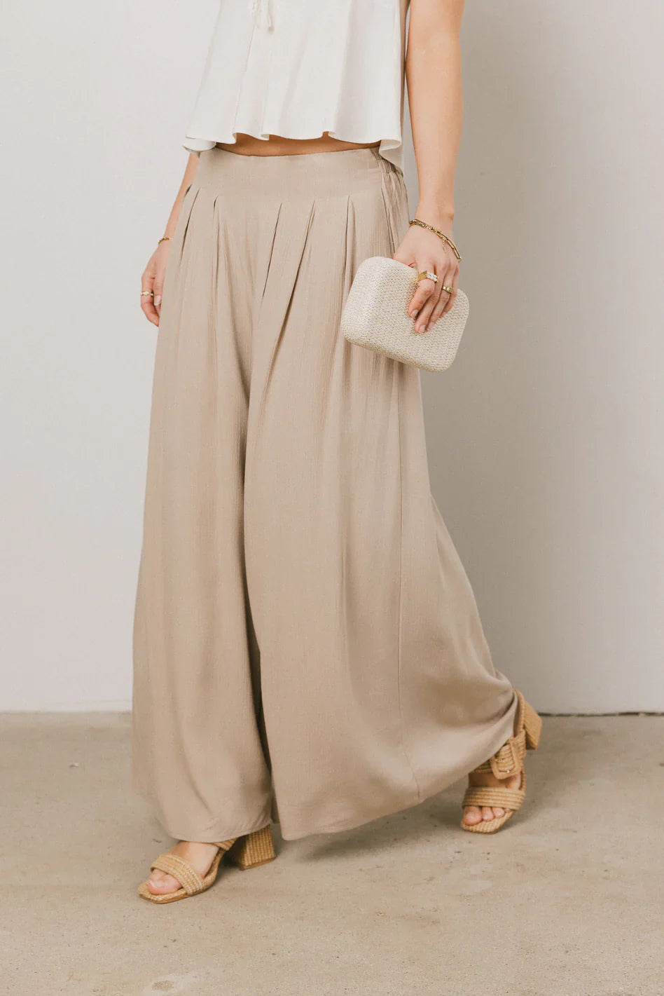 Kiaan Baggy Pants in Tan FINAL SALE