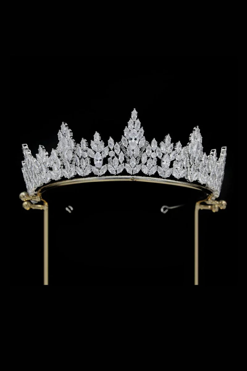 Silver Zirconia Bridal Tiara