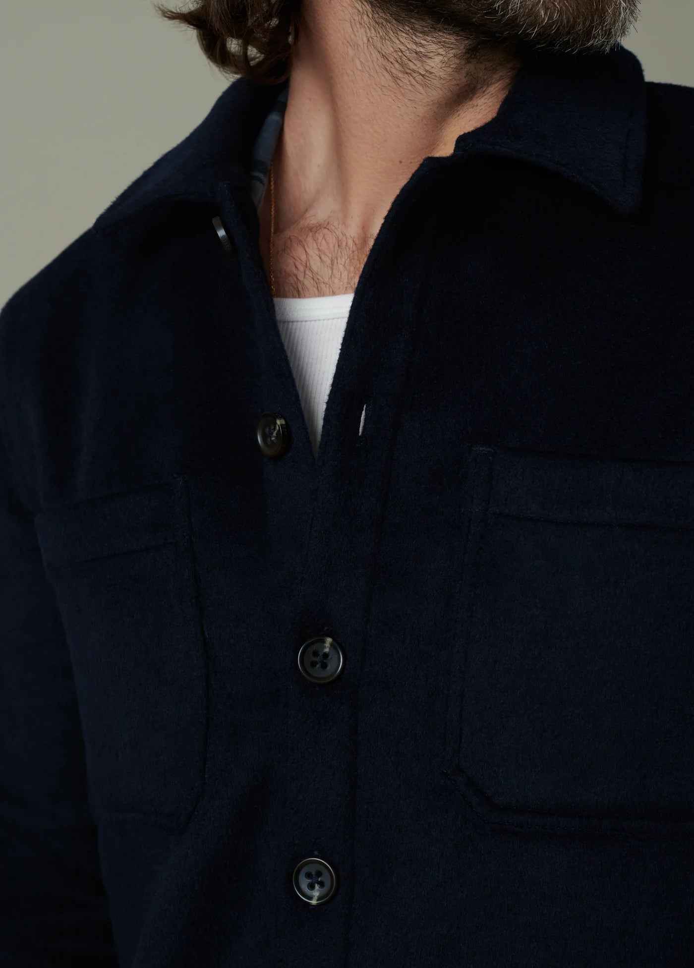 LEON WOOL OVERSHIRT