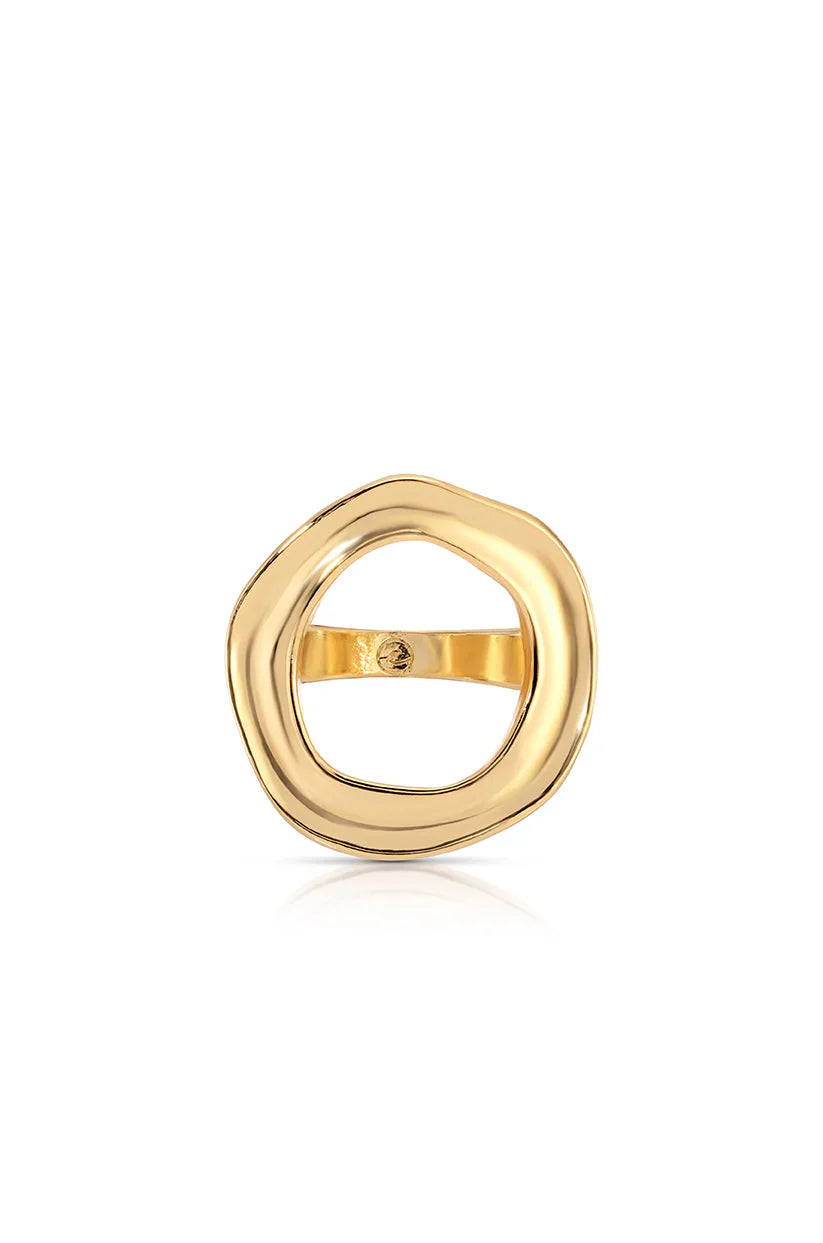 Open Circle Statement Ring