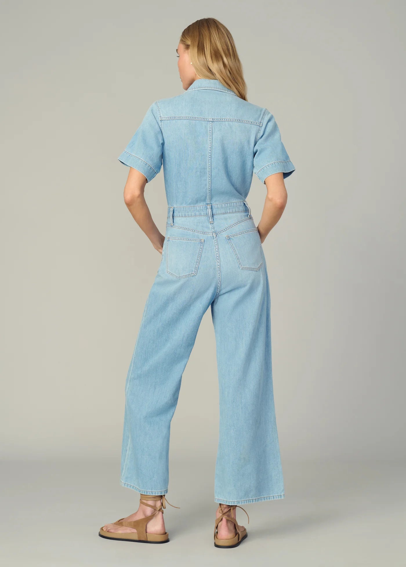 DENIM TRUCKER JUMPSUIT